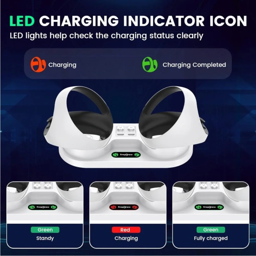 New Charging Station for Playstation VR2 Sense Controller - Charging Dock
